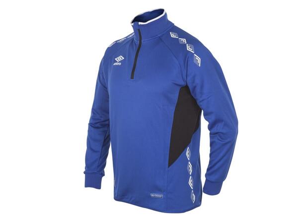 UMBRO UX-1 Half Zip Blå/Vit XL Träningströja med krage 